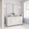James Martin Vanities Chicago 60" Double Vanity, Glossy White, w/ 3 CM Siberian Silestone Top 503-V60D-GW-3SFR - alternate 2