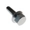 Zoro Select Not Graded, 1/4"-20 Standard Flange Bolt, Plain Stainless Steel, 1 in L, 100 PK 31-SFH-25C-100 - alternate 2