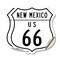 Signmission New Mexico Route Marker Shield Sign Us 6, 18 inch X 18 inch, Vinyl Decal, 2PK SHI-D-2PACK-18-389 - alternate 1