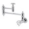 Kingston Brass Wall Mount Pot Filler Faucet with Knurled Handle, Polished Chrome KS3101RKZ - alternate 1