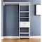 Homeroots 59" White Manufactured Wood Closet System 535187 - alternate 2