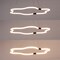 Jonathan Y Nuvola 31.5" Contemporary Minimalist Metal/Acrylic Adjustable Dimmable Cloud Integrated LED Chandeli JYL7143B - alternate 2
