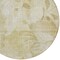 Homeroots 8' Beige Tan And Ivory Round Floral Washable Indoor Outdoor Area Rug 588530 - alternate 2