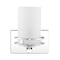 Jonathan Y Fairfax 7.13" 1-Light Metal/Frosted Glass Contemporary Glam LED Vanity Light, Chrome JYL7484A - alternate 2