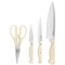 Martha Stewart Everyday 4 Piece Stainless Steel Cutlery Set in Linen 128740.04 - alternate 1