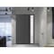 Vdomdoors Front Exterior Prehung Metal-Plastic Door, Manux 8111 Antracite Grey, Side Sidelite Transom, Office MANUX8111EXD-ANT-W36+16xH80-RH - alternate 1