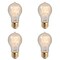 Bulbrite 25 Watt Dimmable Antique Nostalgic Loop Filament A19 Medium E26 Incandescent Bulb, 4 PK 861373 - alternate 1
