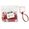 Kable Kontrol Write On Zip Tie Tags, 6in L, 1-7/8in x 1-1/8in Flag Size, 100Pcs, Red, 100PK CTWO-WF-6-40-RD - alternate 1