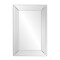 Homeroots 39" Silver Geo Lines Frameless Accent Mirror 635501 - alternate 2
