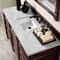 James Martin Vanities Brittany 60'' S Vanity, Burnished Mahogany w/ Victorian Sil Silestone Top w/ Wireless Charger 650-V60S-BNM-FVSL - alternate 2