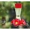 Perky-Pet Bird Feeder, 8 oz, 4PortPerch, GlassPlastic, Bright Red, 838 in H 203CPBN - alternate 2