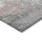 Homeroots 3' X 5' Coral And Gray Abstract Washable Indoor Outdoor Area Rug 617716 - alternate 3