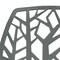 Leisuremod Cornelia Modern Stackable Dining Chair with Cut-Out Tree Design, Transparent Black C18TBL - alternate 4