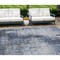 Homeroots 10' X 14' Navy Blue And Sky Blue Abstract Washable Indoor Outdoor Area Rug 587295 - alternate 1