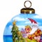 Homeroots Rowing Santa Express Hand Painted Mouth Blown Glass Ornament 477544 - alternate 3