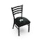 Holland Bar Stool Co BlackLogo Chair, VinylSeat L00418DalSta - alternate 1