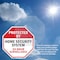 Signmission Protected By Home Security System 2, 6 inch X 6 inch, Vinyl Decal, 2PK OC-D-2PACK-6-169 - alternate 2
