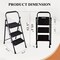 Wrightmaster 3-Step Lightweight Metal Step Stool, 8 ft. Reach, 500 lb. Load Capacity, Portable Step Tools ZOR-YX-3step - alternate 2