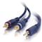 C2G 6ft Velocity One 3.5mm Stereo Male to Two RCA Stereo Male Y-Cable 40614 - alternate 1