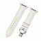 Elegani Lizard-Embossed Leather Watch Replacement Band Compatible with Apple Watch 38mm, White LZQR-WHT-38mm - alternate 1
