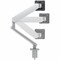 Atdec heavy duty display desk mount, supports monitors curved or flat to 35 and 17.6lbs,  AW-ORA-F-W - alternate 2