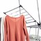 Home-Complete Clothes Drying Rack 2-Level Laundry Drying Rack with 24 Rails, Hanging Bar, 2 Adjustable Wings 82-CRAF16-PLTM - alternate 2