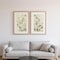 Homeroots Set Of Two Golden Green Branches Gold Framed Wall Art, 2PK 649151 - alternate 1