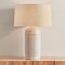 Hudson Valley Lighting Stevens Point 1 Light Table Lamp in Aged Brass/Ceramic Oyster White Finish L3830-AGB/CYW - alternate 2