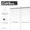 Anzzi 76in x 44-48in. Frameless Sliding Shower Door in Brushed Nickel , 3/8in 10mm Tempered Clear Glass SD-AZ21-01BN - alternate 2