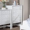 Baxton Studio Brantley Spindle Chest with Four Drawers, White 272-14812-ZORO - alternate 3