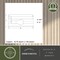 Vaxcel Ravenswood 13-in W Black and Wood Slat Square Farmhouse Flush Mount Ceiling Light Fixture C0265 - alternate 2
