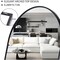 Simple Deluxe Arched Full Length Mirror, Floor Mirror with Stand, Hanging Mirror Full Length for Home Wall Decor,  3A88MIROGZ2164BLK - alternate 2