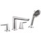 Delta Galeon 4-Hole Roman Tub Trim with Hand Shower T4771-PR - alternate 1