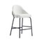 Manhattan Comfort Gracie Counter Stool  in White and Black - Set of 2 2-CS019-BWH - alternate 2
