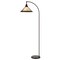 Homeroots 65" Bronze Traditional Shaped Floor Lamp With White Empire Shade 526325 - alternate 1