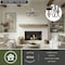Vaxcel Georgetown 6 Light Gray Wood Farmhouse Chandelier H0236 - alternate 2