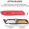 Neiko Safety Box Cutter, Retractable Utility Knife, 2 Pack, 3 Extra Razor Blade Refills 00679A - alternate 2