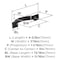 Amerock Sheffield 3 inch (76mm) Center-to-Center Oil-Rubbed Bronze Cabinet Pull, 10PK 10VMP37040ORB - alternate 2