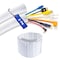 Maximm 3ft 1" Split Wire Loom Cable Protector, 2PK, White, 2PK SCW-3FT-1-WH-2PK - alternate 1