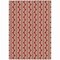 Homeroots 10' X 14' Red And Ivory Ogee Washable Indoor Outdoor Area Rug 601607 - alternate 2