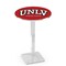 Holland Bar Stool Co 42" Chrome UNLV Pub Table, 36" dia. Top L217C4236UNevLV - alternate 1