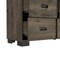 Homeroots 34" Dark Brown Five Drawer Dresser 544015 - alternate 2