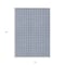 Homeroots 10' X 14' Navy Blue And Ivory Geometric Washable Indoor Outdoor Area Rug 595576 - alternate 2