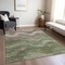 Homeroots 3' X 5' Green And Taupe Abstract Washable Indoor Outdoor Area Rug 618166 - alternate 2