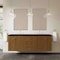 James Martin Vanities Laurent 72" Double Vanity, Honey Oak w/ 3 CM Phantome Eclos Top 545-V72-HNO-3PHT - alternate 3