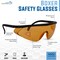 Bison Life Simone, Safety Glasses, Anti-Fog & Anti-Scratch, Gray Lens ZH-SISG-GYLBKT-MS20 - alternate 2