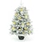 Homeroots 3' Full Flocked Pine Christmas Tree With Decorations 719201 - alternate 1