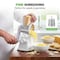 Nutrichef 3 in 1 Cheese Grater & Shredder, White NCCHS3DRWH - alternate 2