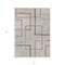 Homeroots 8' X 10' Taupe Charcoal And Copper Geometric Washable Indoor Outdoor Area Rug 588347 - alternate 2