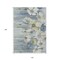 Homeroots 10' X 14' Denim Blue And Sky Blue Floral Washable Indoor Outdoor Area Rug 582751 - alternate 2